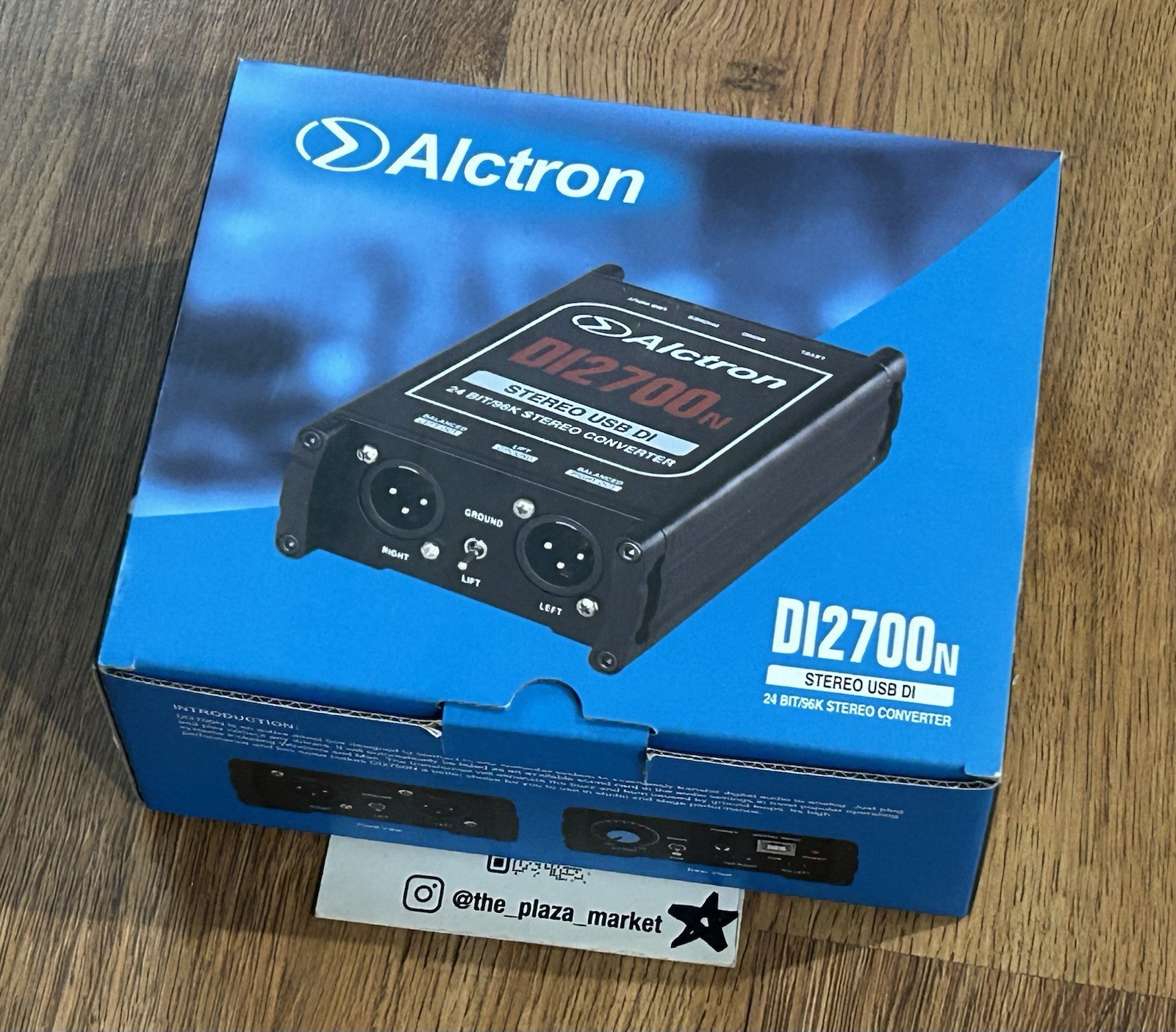 Alctron DI2700N Active 2 Channel Computer Digital Audio Interface DI Box gear
