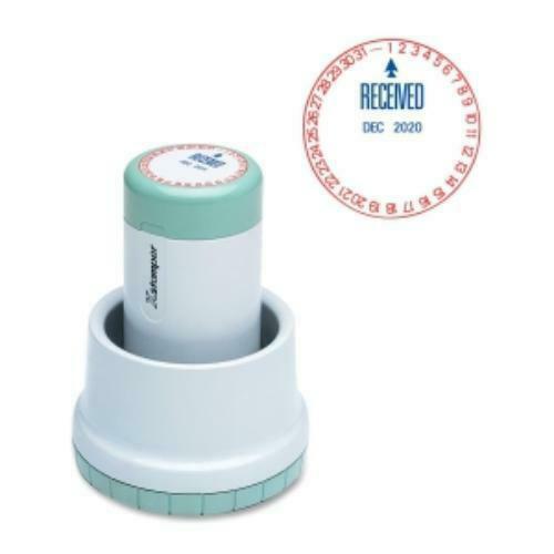 XST2260 Xstamper 2 - XpeDater Pre-Inked Rotary Received Message/Date Stamp