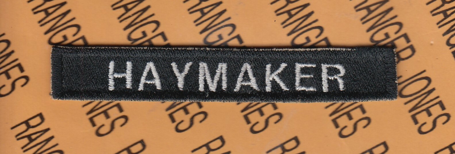 US Army 73rd Armored Bn HAYMAKER Tank Armor 4" tab patch c/e