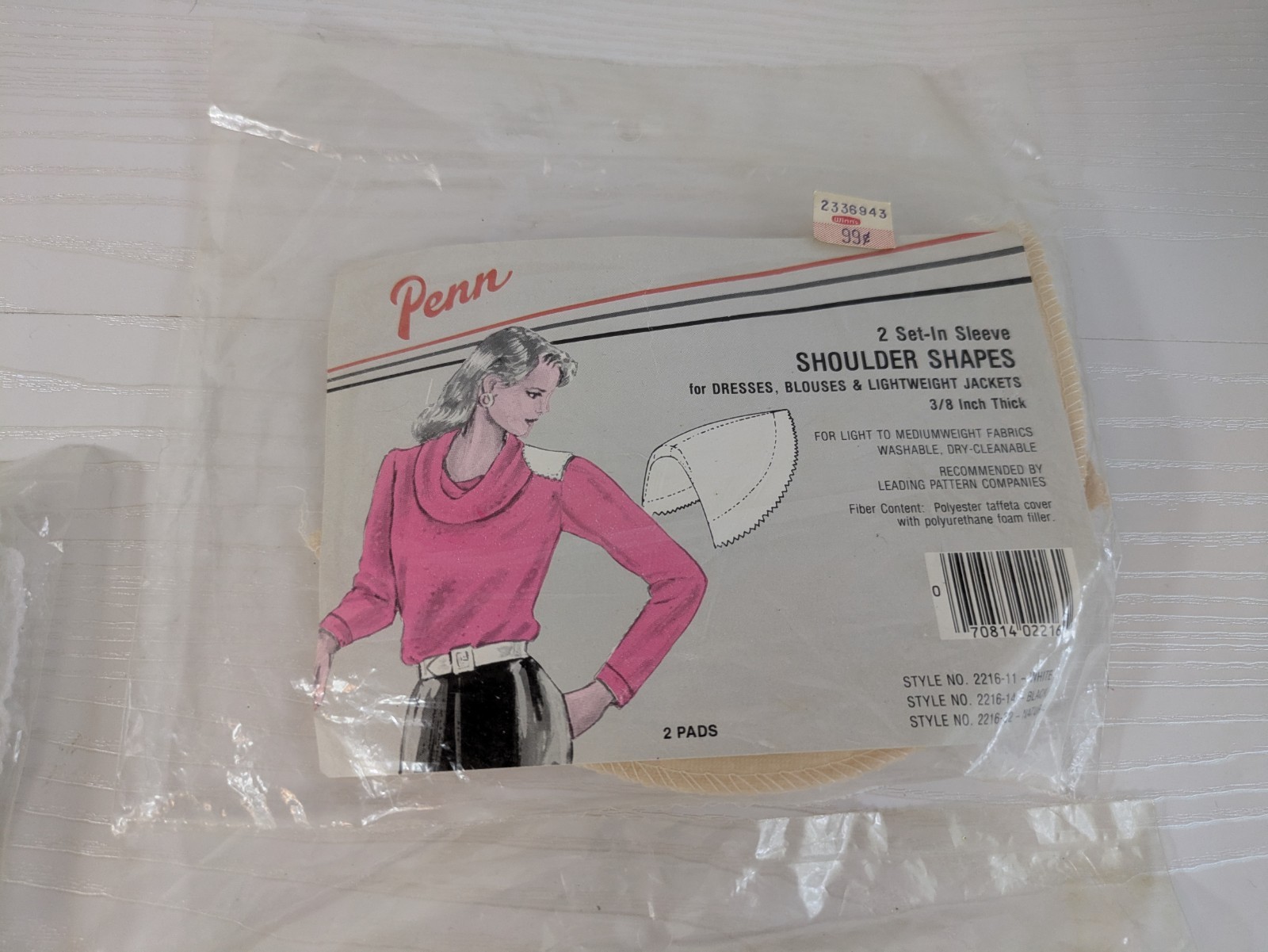 3 Packs Of Vintage Shoulder Shapes 2 Are Penn 1 Is Simplicity* 3/8" Thick