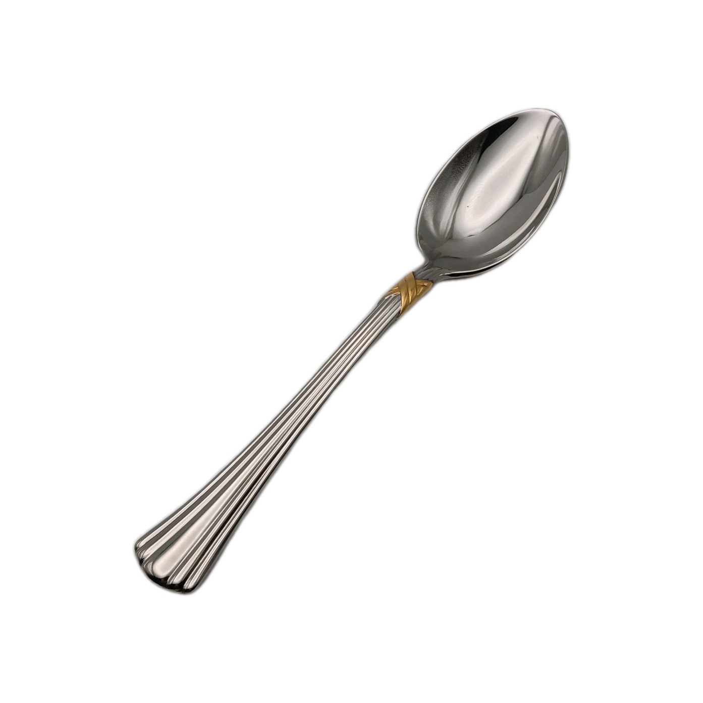 Lenox Mountain View Gold Place Spoon 18/8 Stainless Flatware Vietnam Vintage NOS