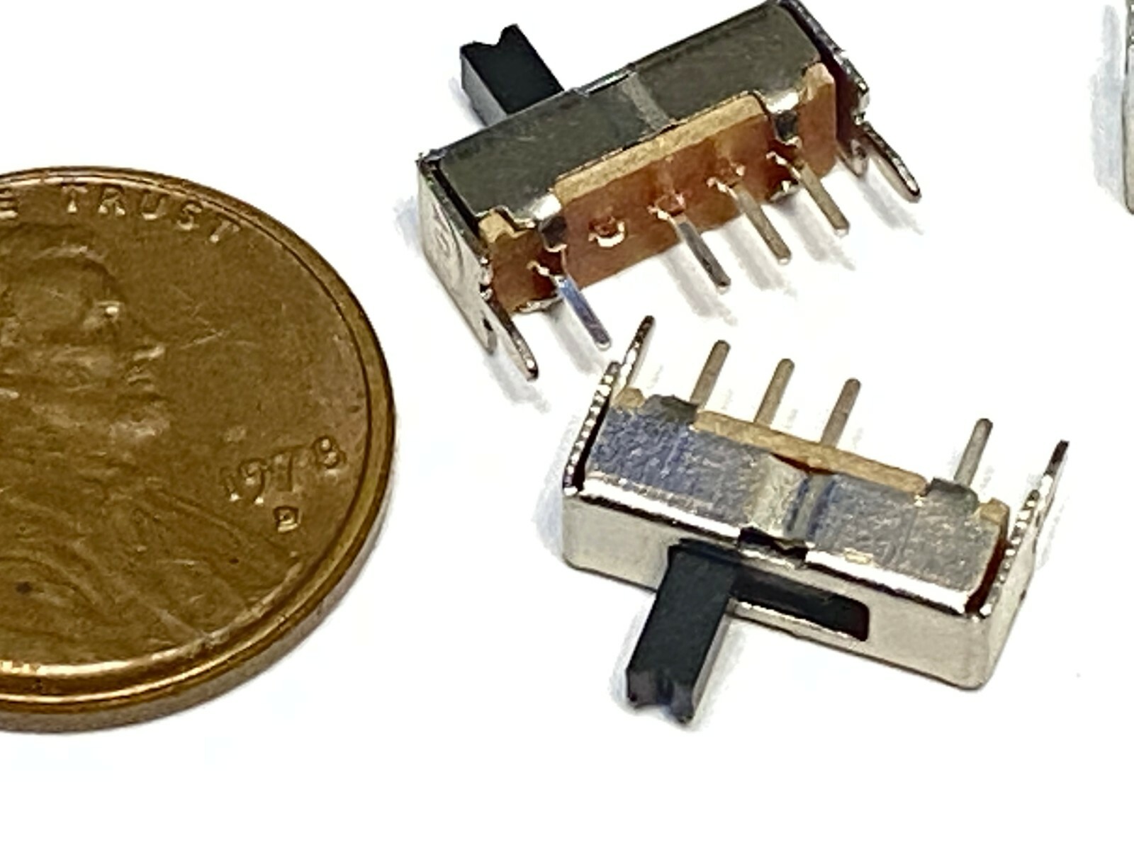 20 pieces SK13D07VG4 4pin Mini micro small tiny Slide Switch PCB on off 1P3T