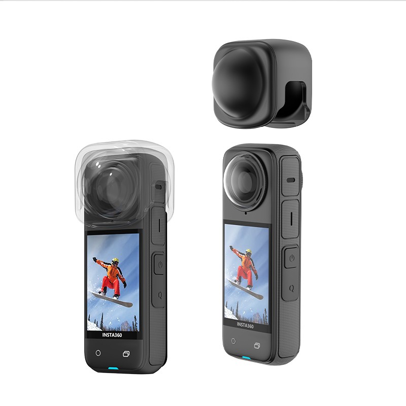 For Insta360 X4 Camera Lens Cap Silicone Cameras Lens Protective Cap Lens Cover