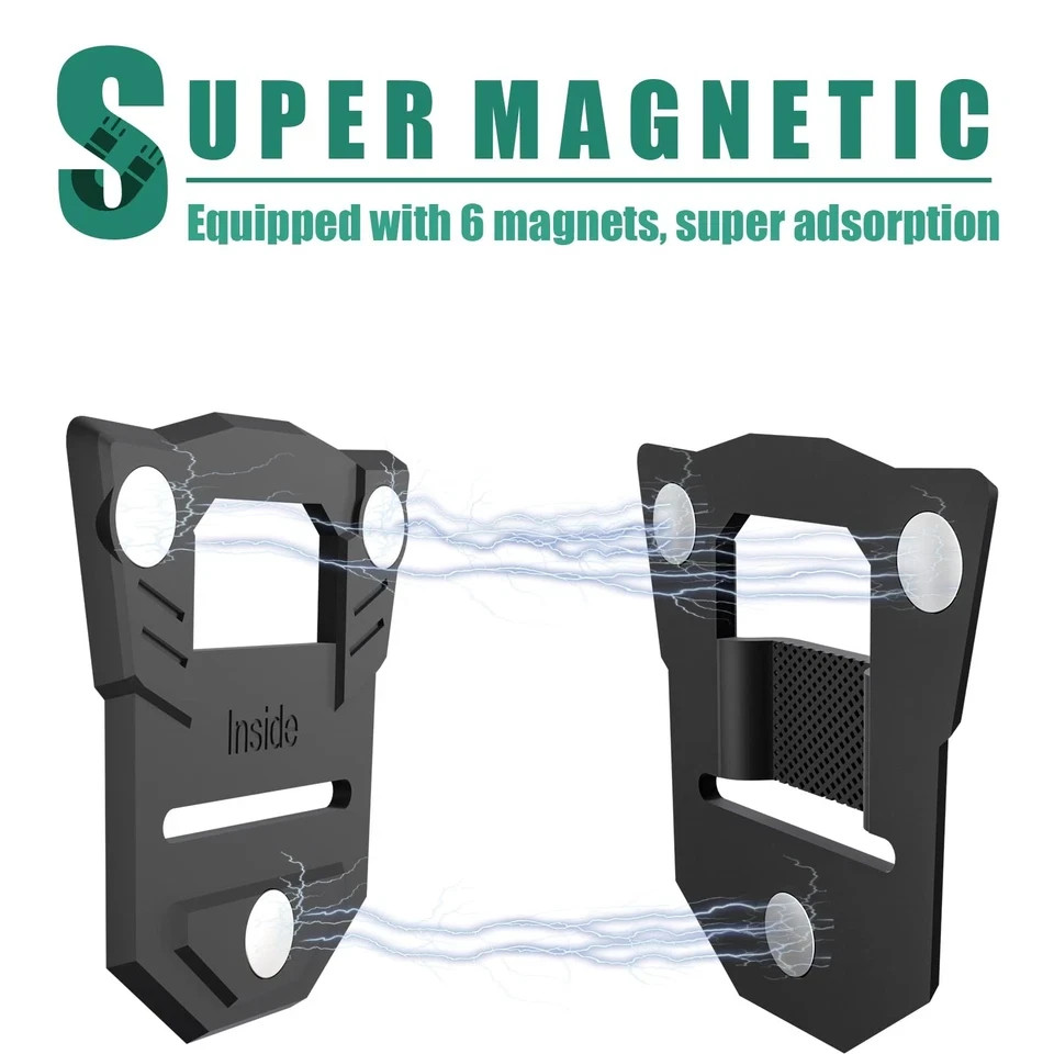 Body Camera Mount, Universal Mounts & Clamps Fit for All Black
