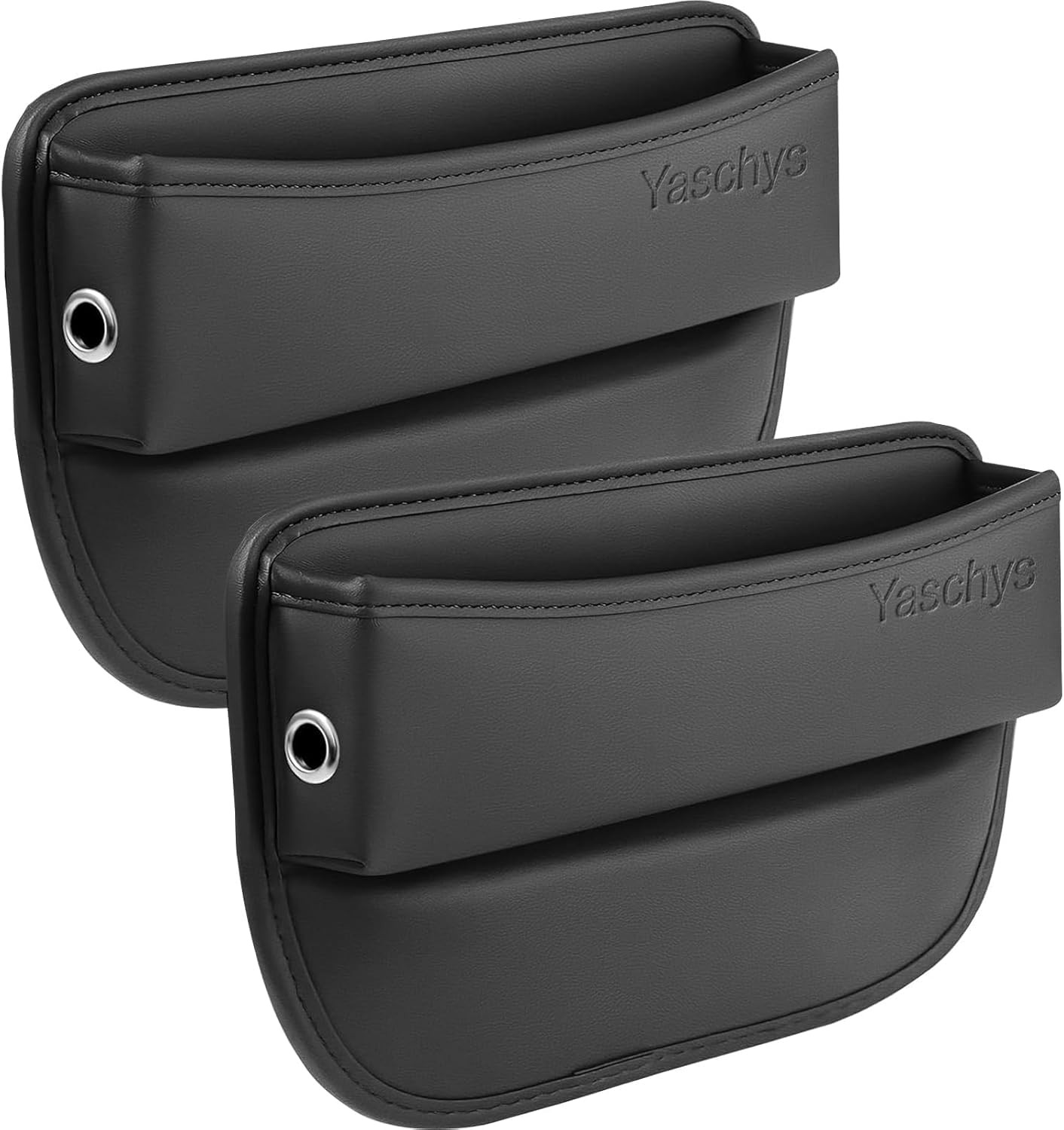 Car Seat Gap Filler 2 pack Car Gap Filler Seat Organizer Front Seat Leather C...
