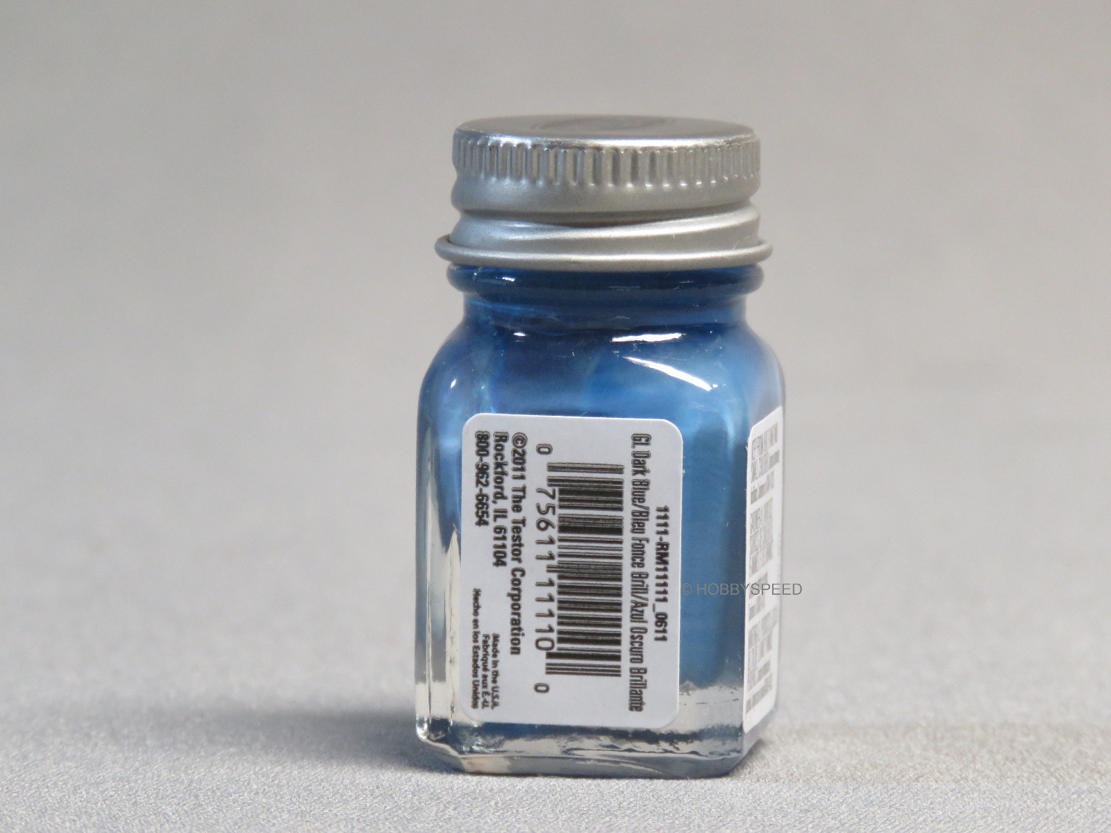 TESTORS 1111 PAINT GLOSSY DARK BLUE ENAMEL 1/4oz plastic model car TES1111 NEW