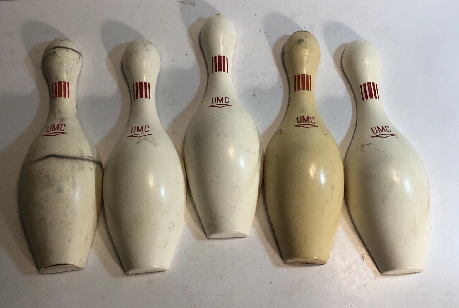United Machine Co Bowler Pins Replacements Used 5 Pins Game room United
