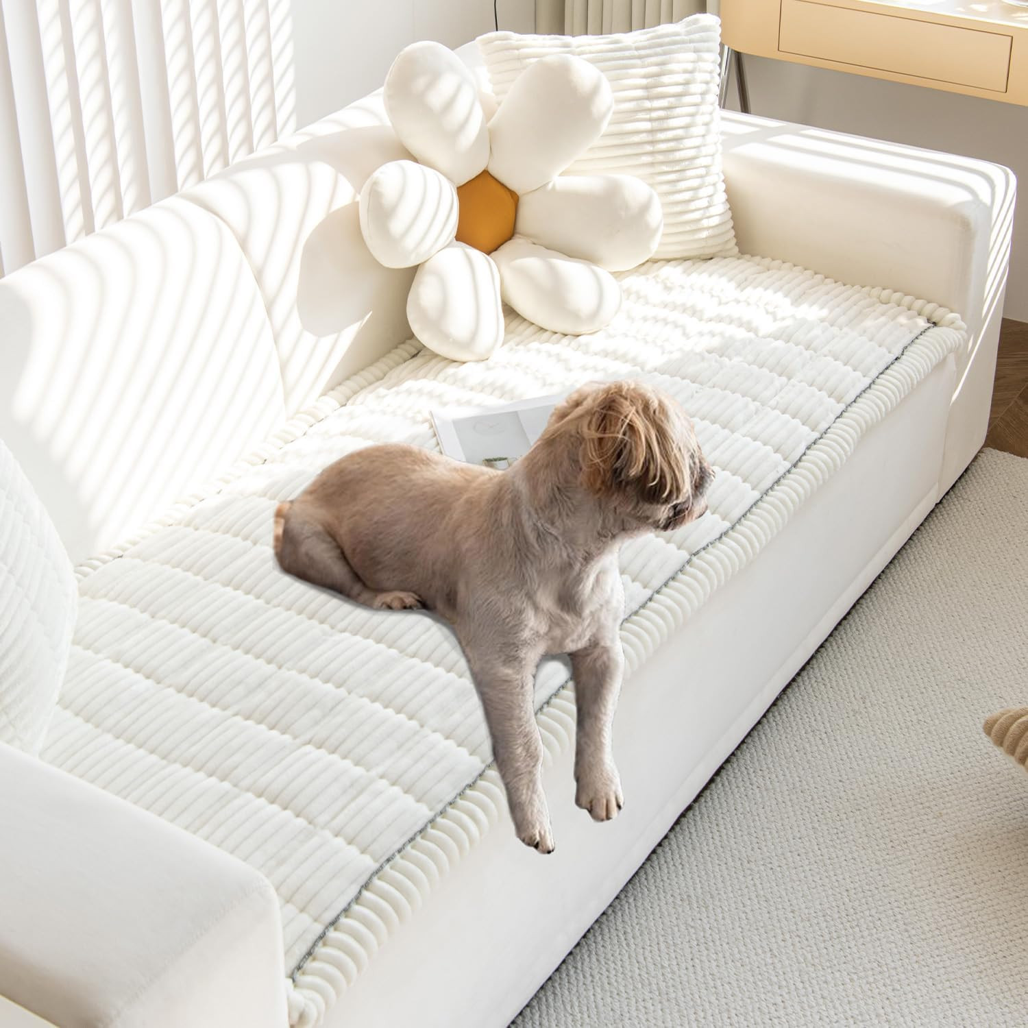 Gumfolk Pet Couch Covers for Sofa Slipcovers Couch Protector for Dogs Washable C