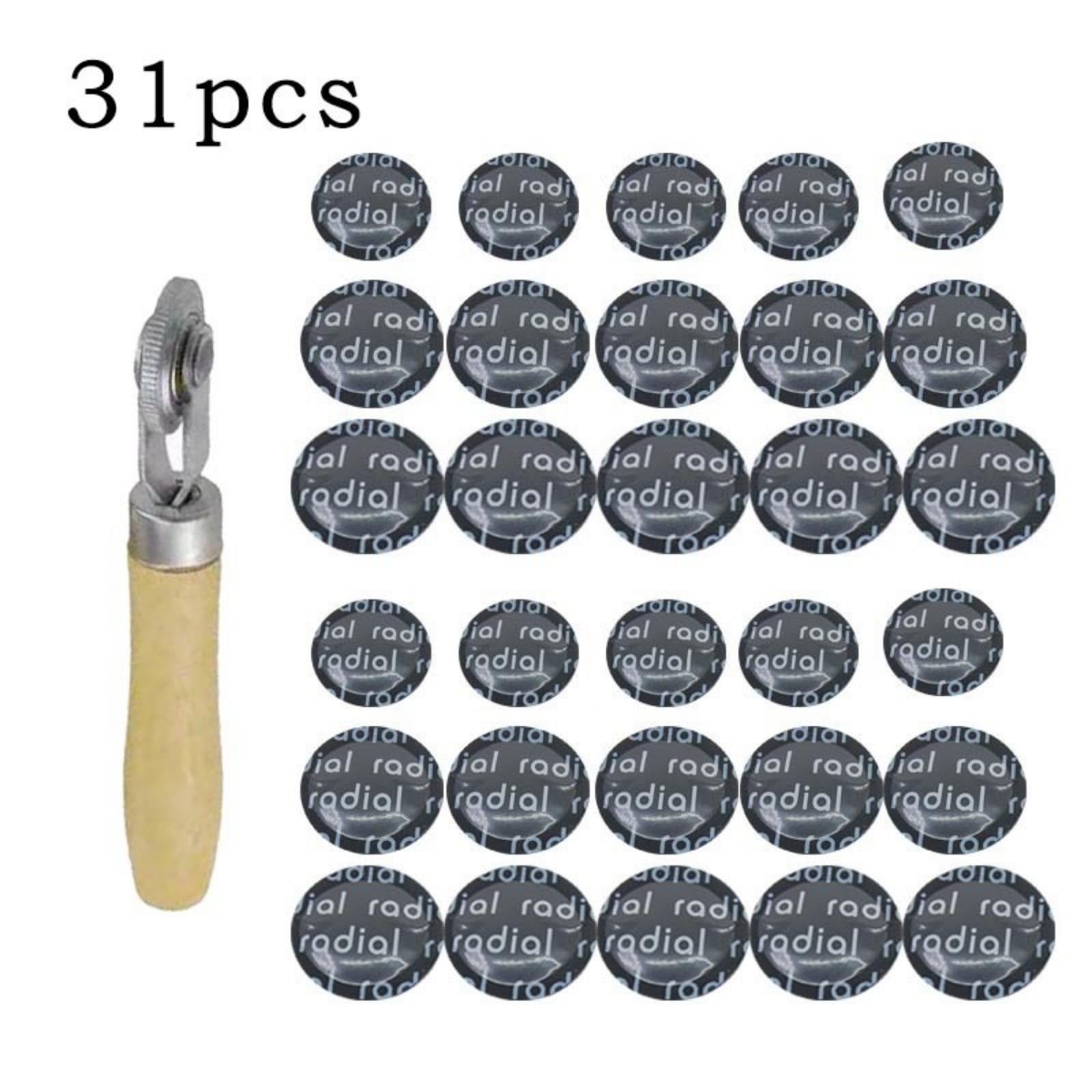 Universal Tire Repair Rubber Patch Glues Tool Tyre Patching Repair with Roller