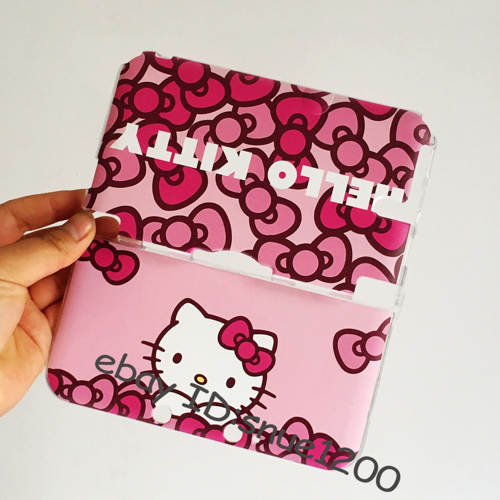 Rare Nintendo 3DS XL/LL Kisekae cover Plates - Hello Kitty case Faceplate shell