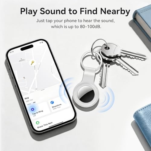 Air Tracker Tag-2 Pack, Smart Item Tags [Apple MFi Certified] | With Silver