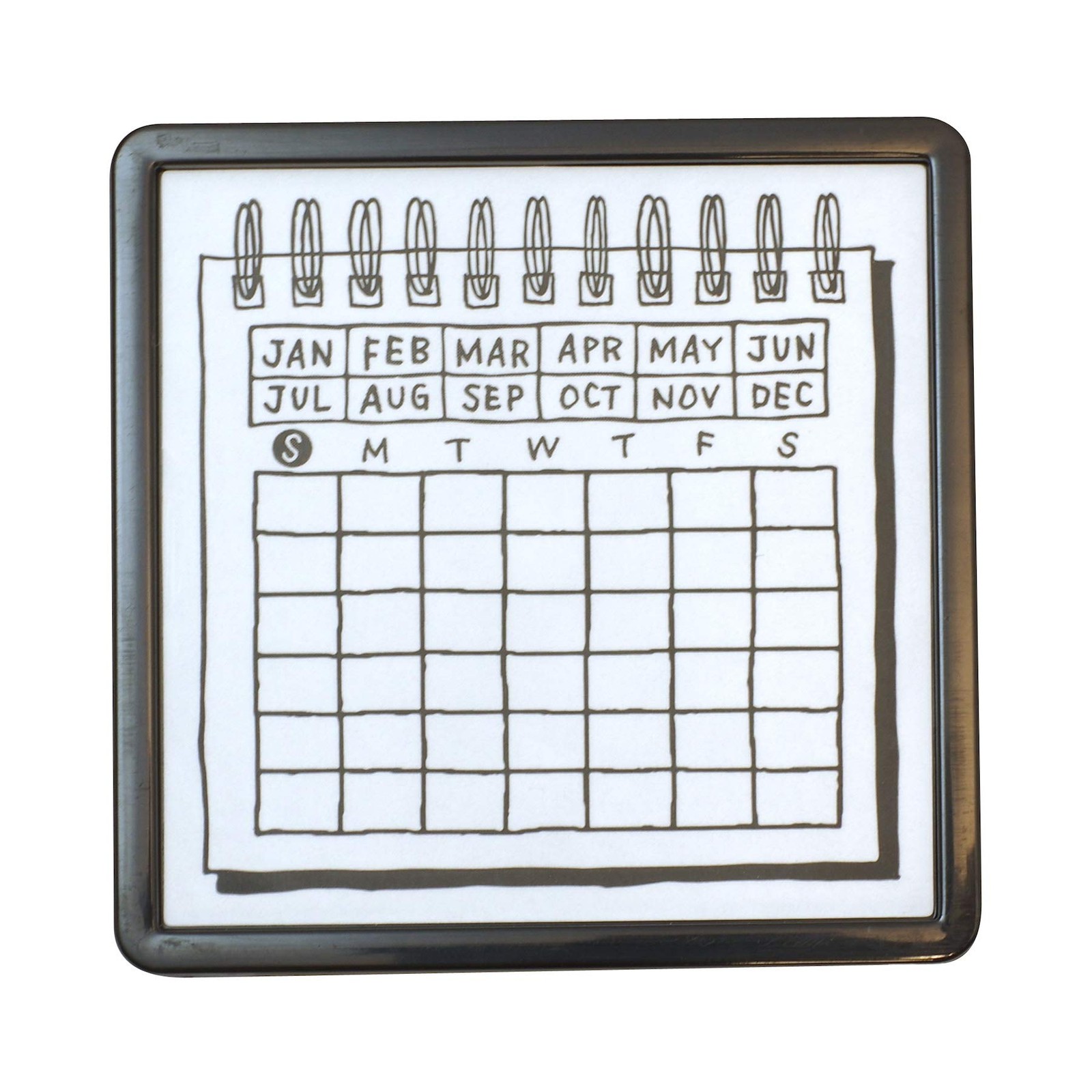 DESIGNPHIL 35399006 Calendar Pattern Penetrating Stamp DIY Decoration Ink
