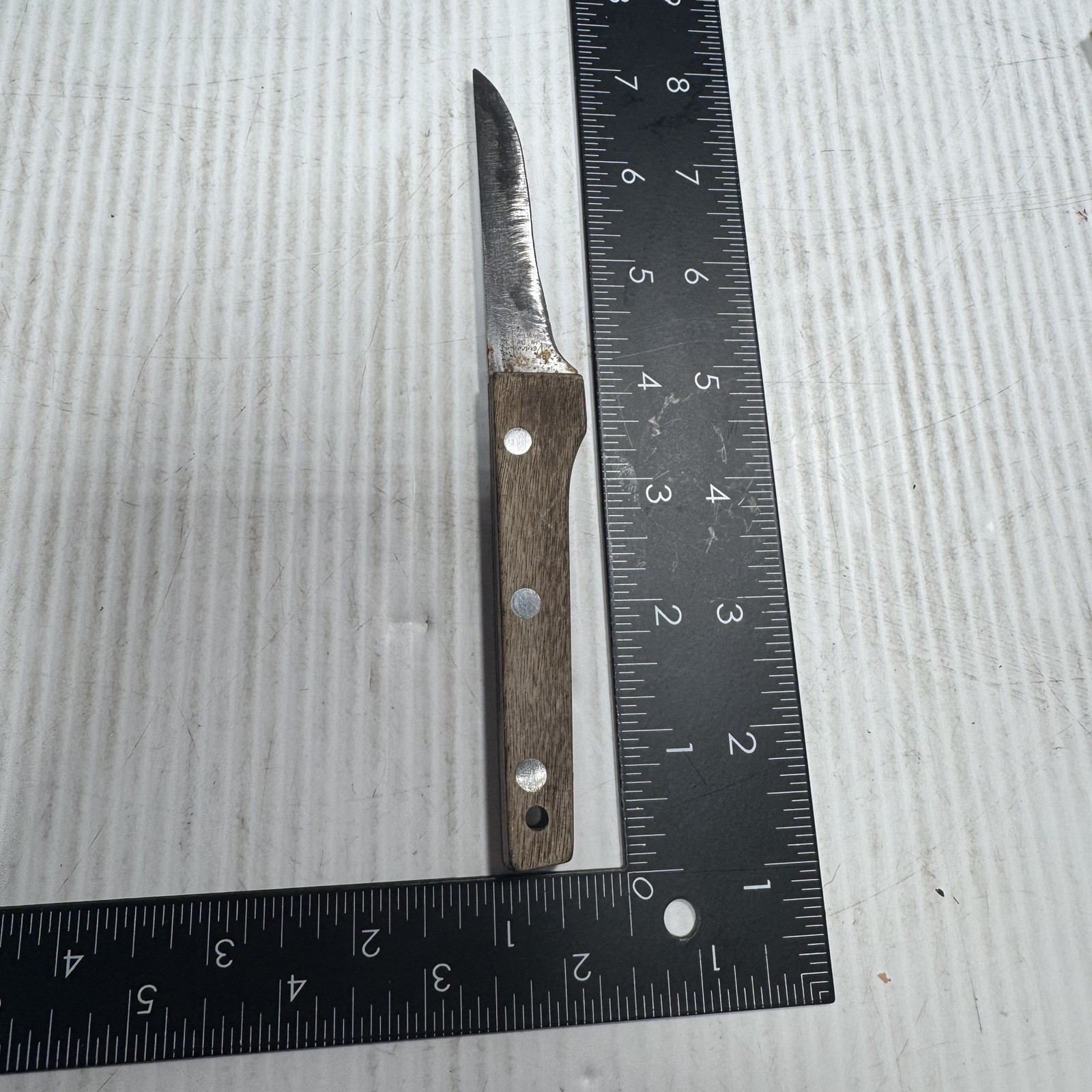 Vintage Vernco Hand Honed HI CV  4” Blade Stainless Steel Paring Knife - JAPAN