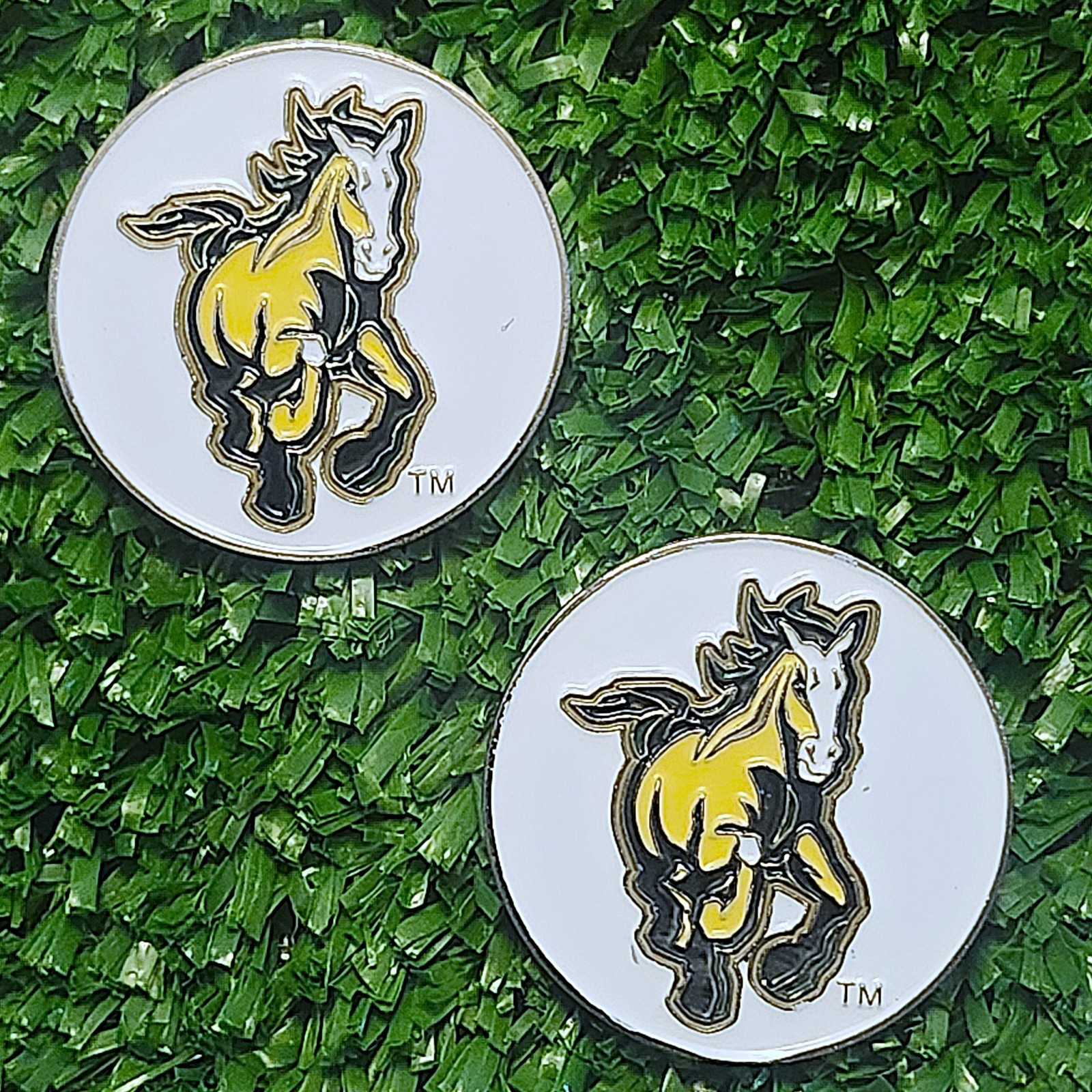 Cal Poly Mustangs Golf Ball Marker Magnetic Poker Chip New