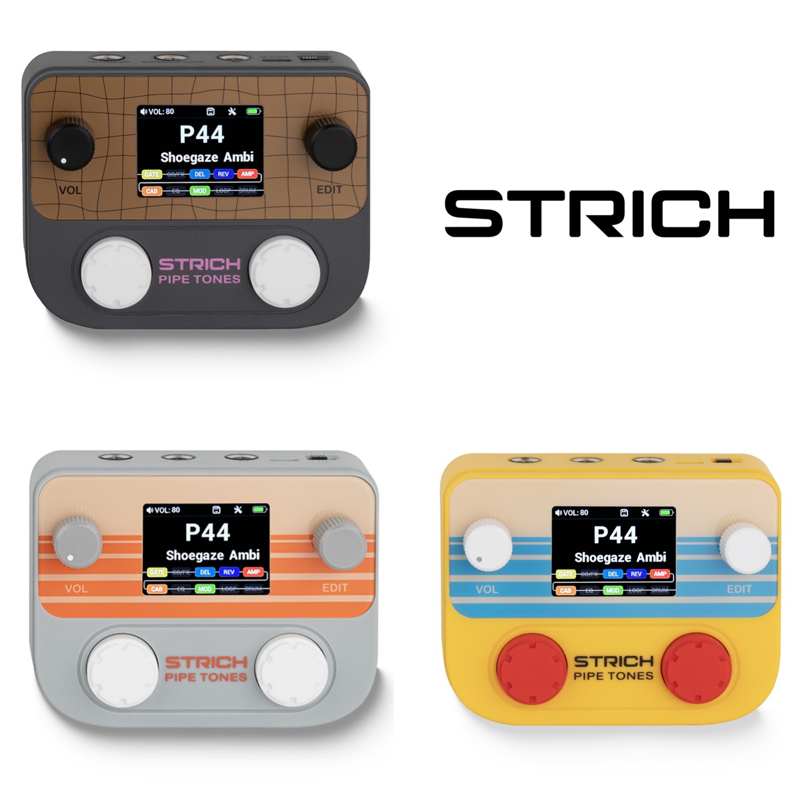 STRICH Pipe Tones Pocket Multi-Effects USB Audio Interface Wireless Control
