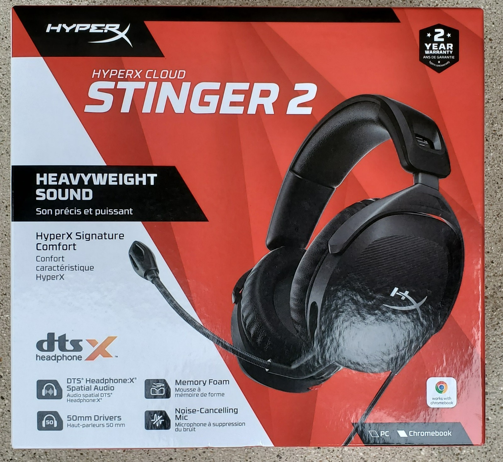 HyperX Cloud Stinger 2– Gaming Headset - Black
