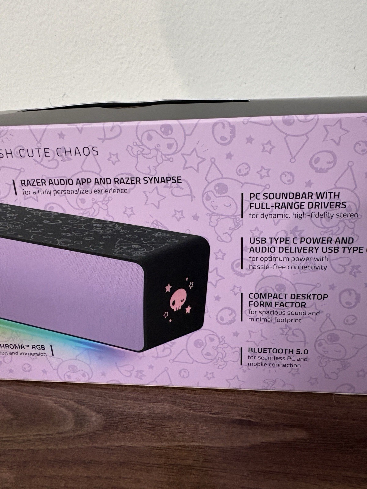 NEW Razer Leviathan V2 X - Kuromi Edition Speaker