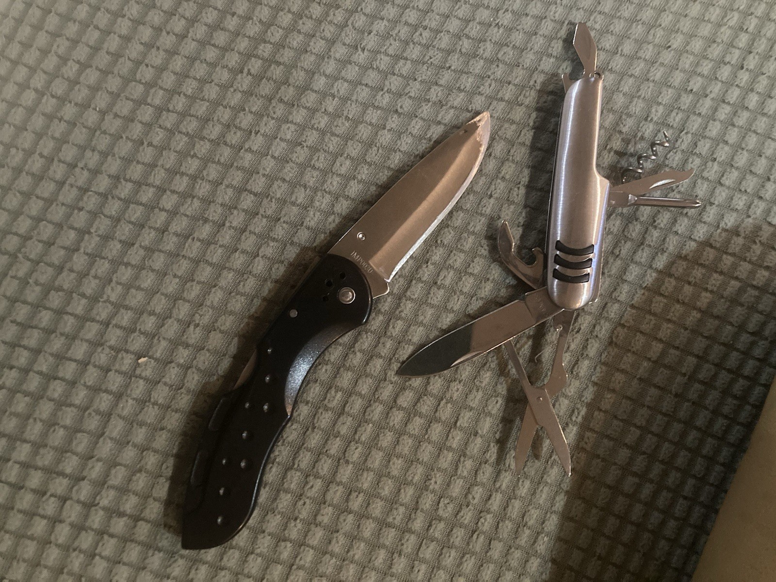 Two Pocketknives, One Multifunction With Seven Tools & One Imperial Schrade