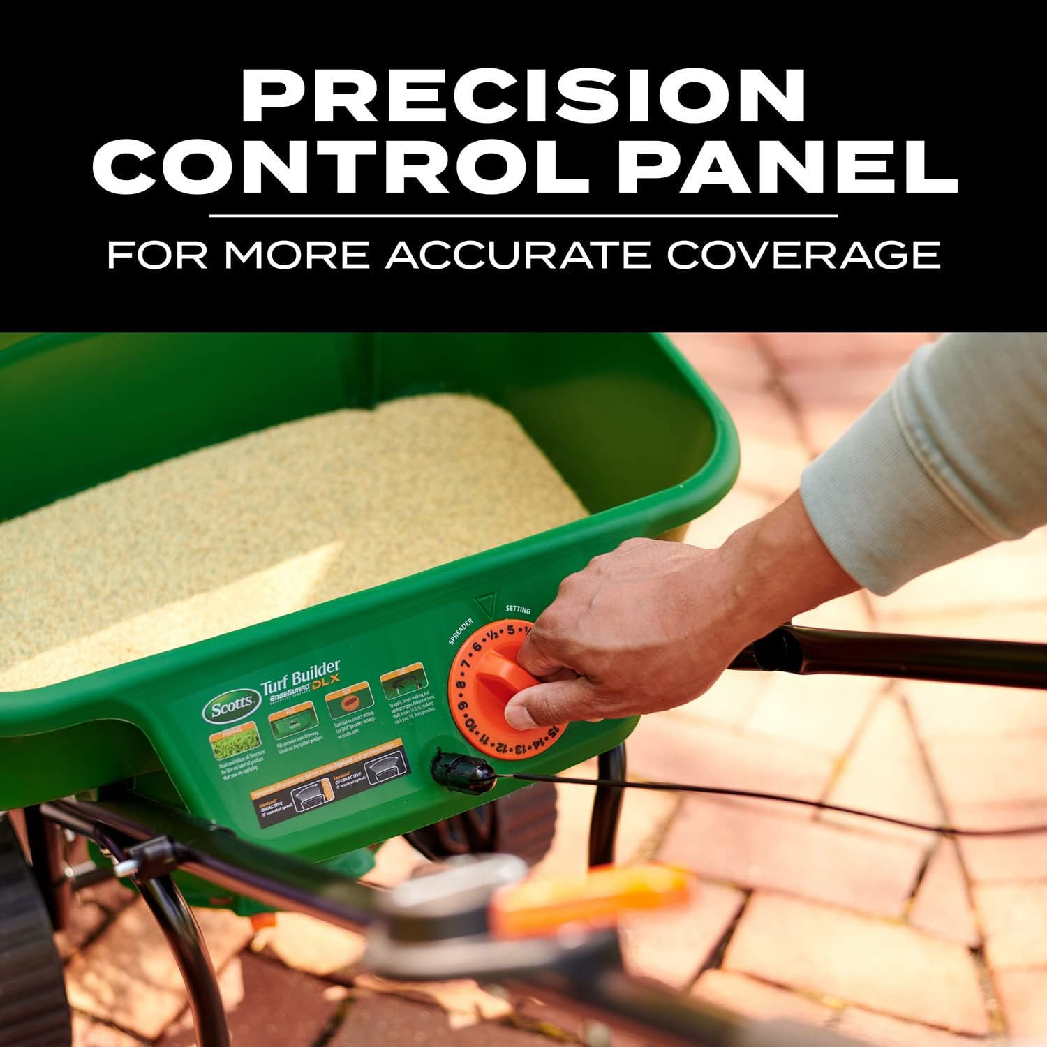 Turf Builder Edgeguard DLX Broadcast Spreader