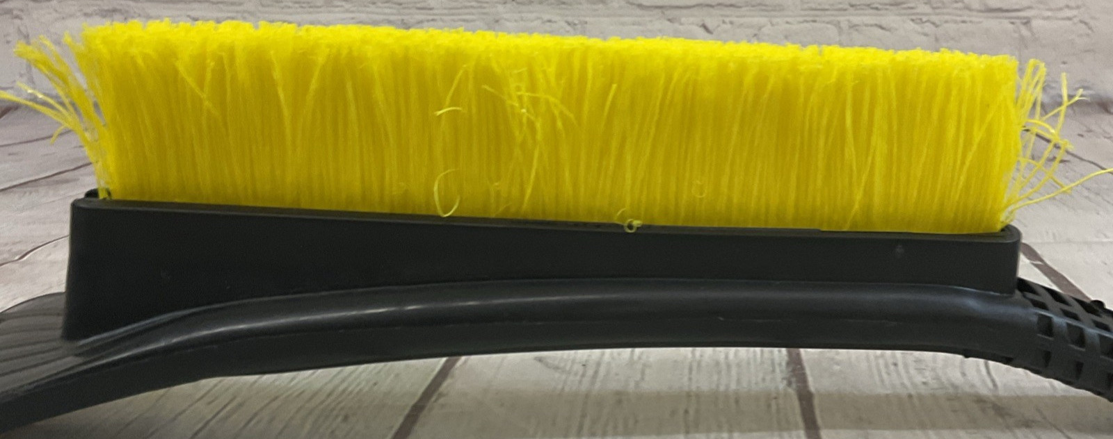 EMSCO Bigfoot Extreme Snow Brush Angled Scraper Dual Grips Easy Leverage Yellow