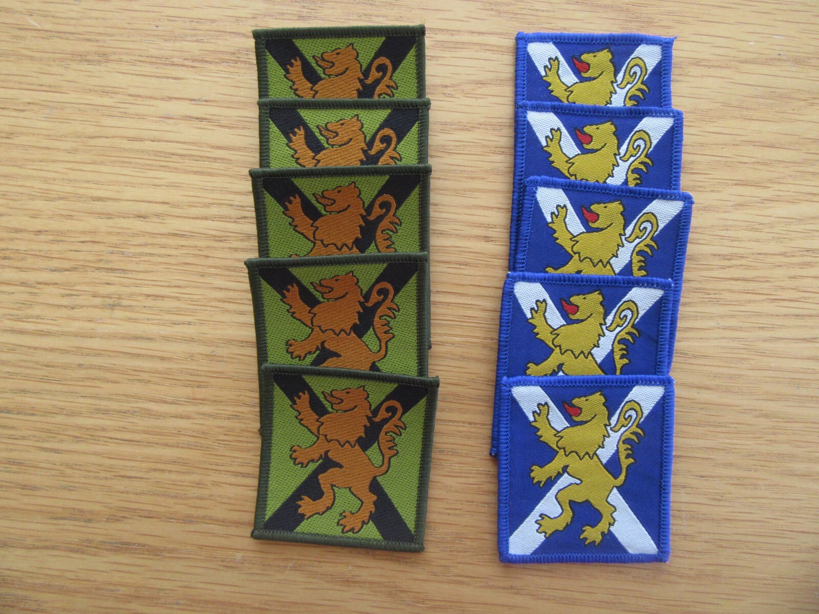 Royal Regt. of Scotland, TRF Formation Badges. Colour/Subdued / 'Tam'  x 5