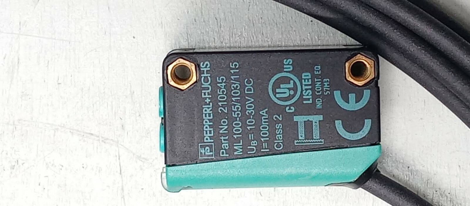 pepperl + fuchs ml100-55/103/116 retroreflective sensor