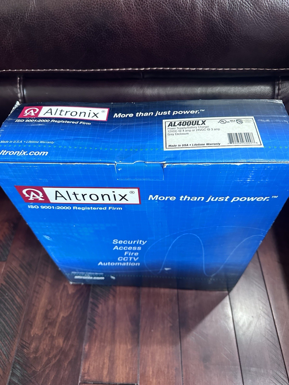 Altronix AL400ULX Power Supply/Charger 12VDC 4A or 24VDC 3A Indoor Wall Mount