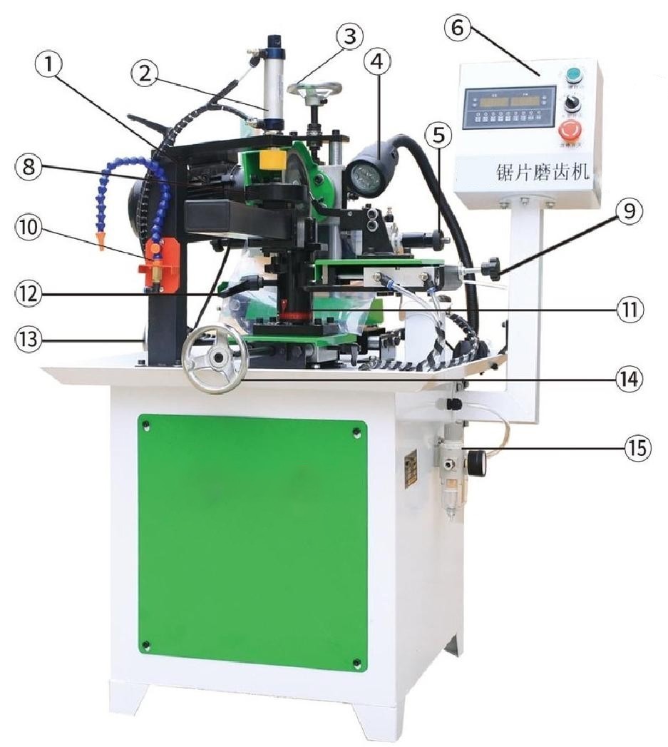 Automatic Circular Saw Blade Grinder Sharpener Grinding Machine 3.94-23.62 "220V