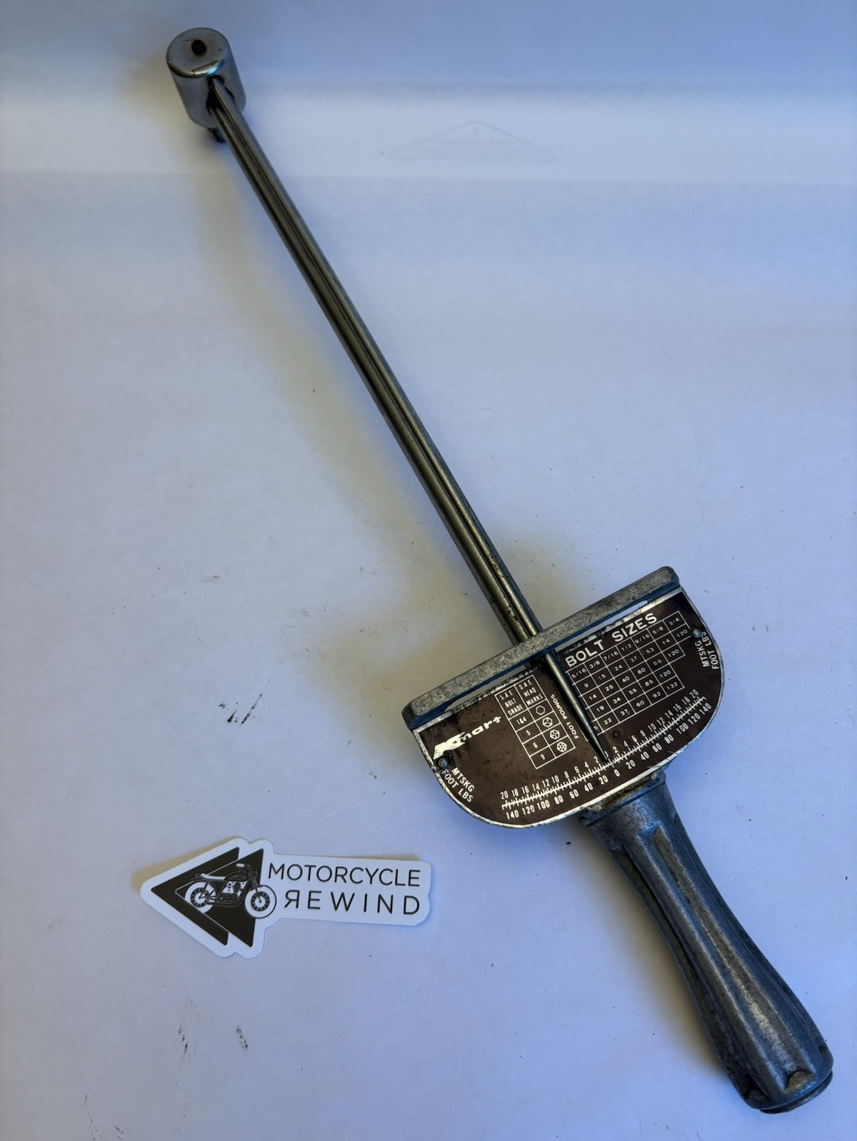 Kmart H7 1/2 in Drive Beam Torque Wrench Non-Ratcheting Dual Scale Metric/SAE
