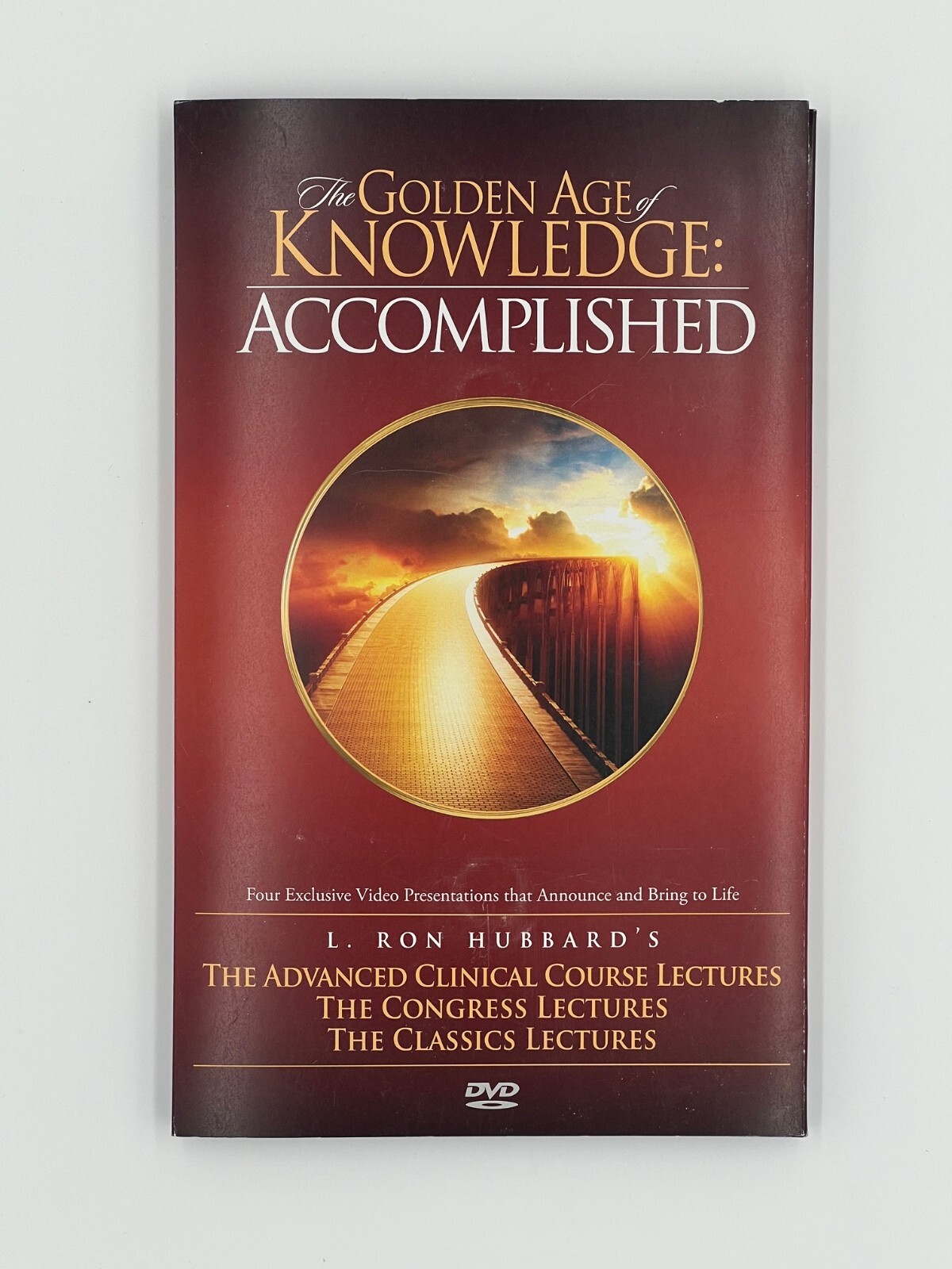 scientology: The Golden Age of Knowledge: Accomplished 4 DVD set L. Ron Hubbard