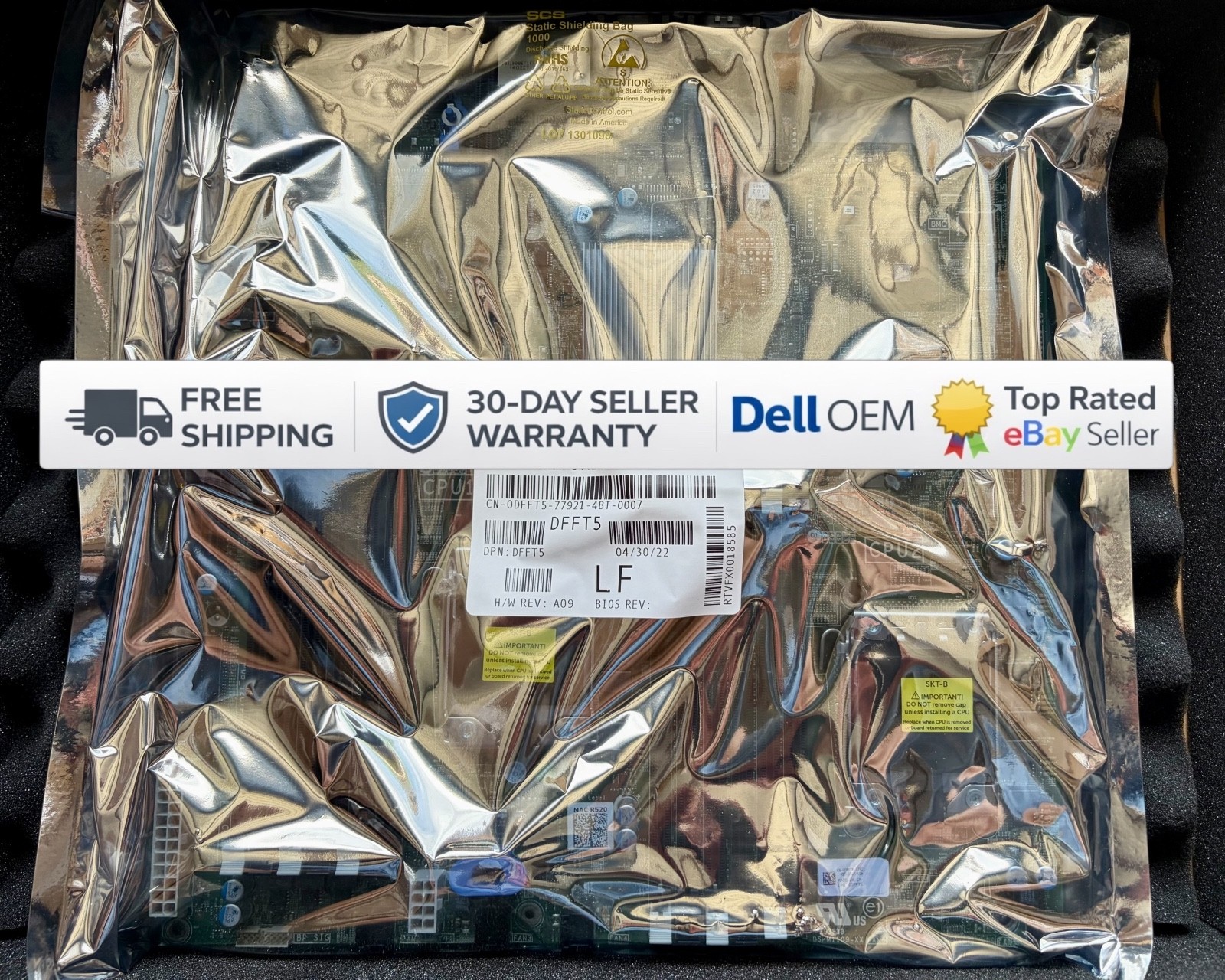 NEW Dell PowerEdge R520 DDR3 Dual LGA 1356 Server Motherboard Dell P/N: DFFT5