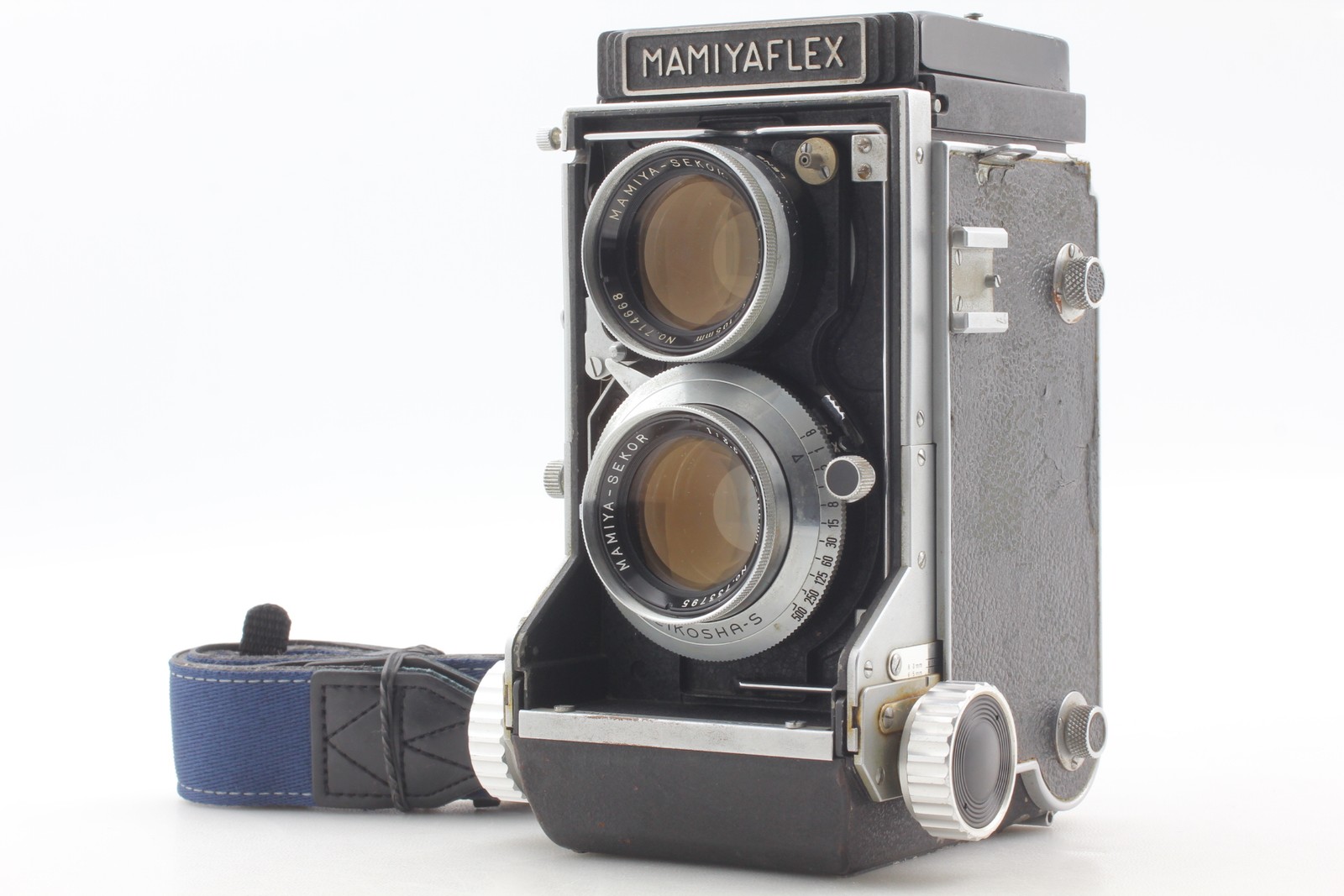 [Exc+5] Mamiya Mamiyaflex C2 6x6 TLR Camera SEKOR 105mm f3.5 lens From JAPAN