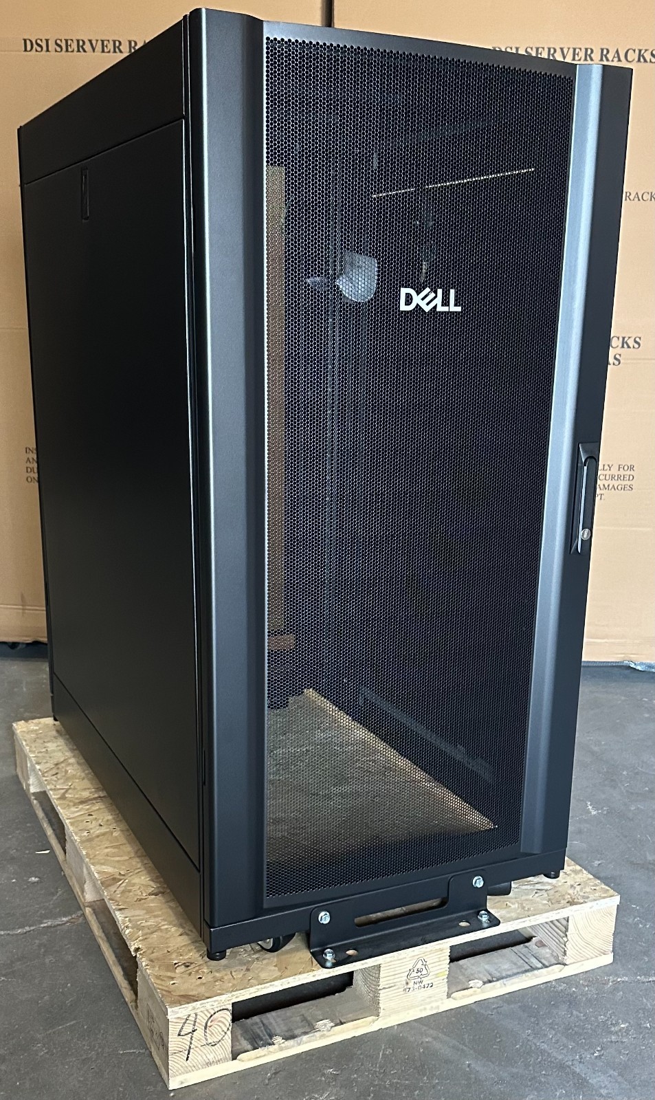 Used "C" Grade 24u Dell AR3104X717 Server Rack Cabinet Enclosure like APC AR3104
