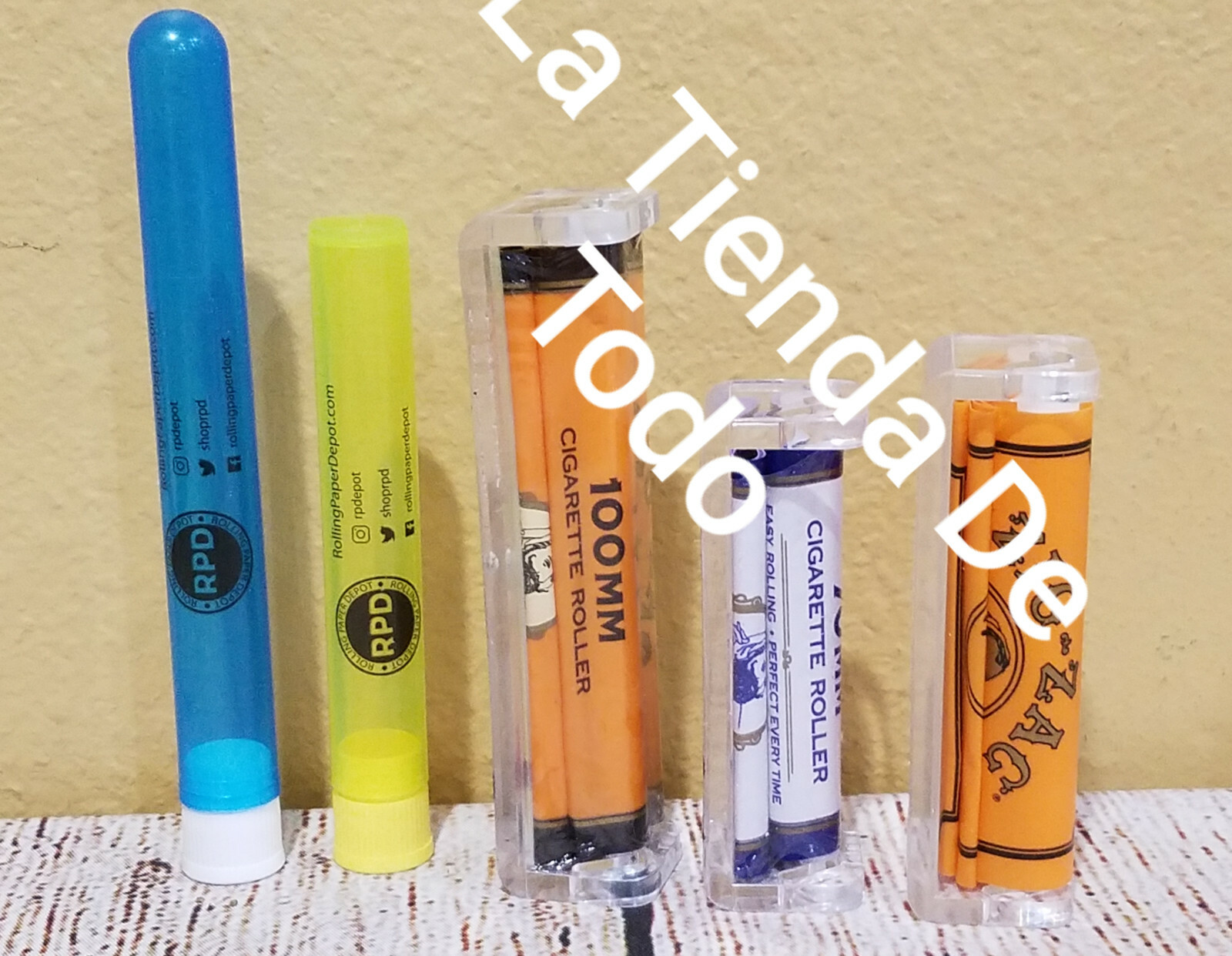 3 CIGARETTE TOBACCO ROLLER MAKER TOOL 100MM 78MM & 70MM  2 & TUBES LOT READ