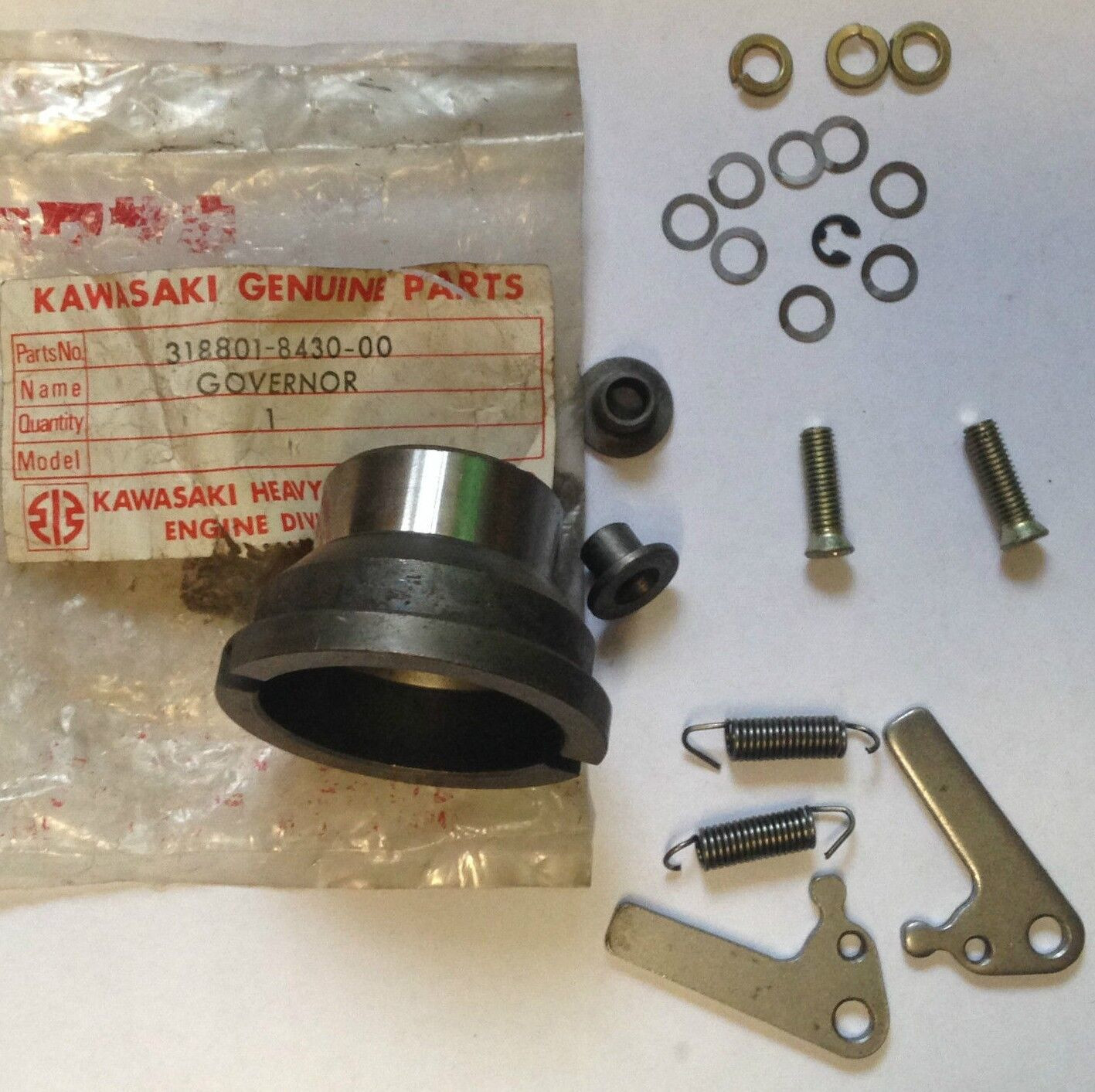 Kawasaki Twin Cylinder Engine Governor Kit Part 318801-8430-00 New Old Stock