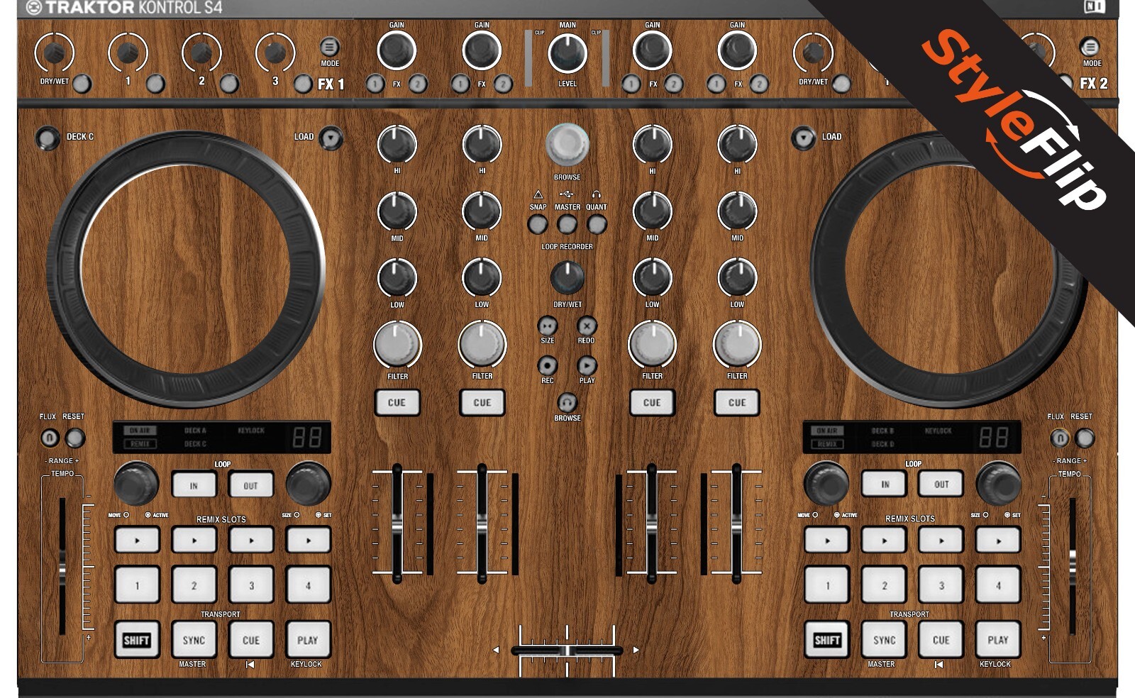 Native Instruments TK S4 MK2 | Wood 2 | Protective Decal | StyleFlip Skins
