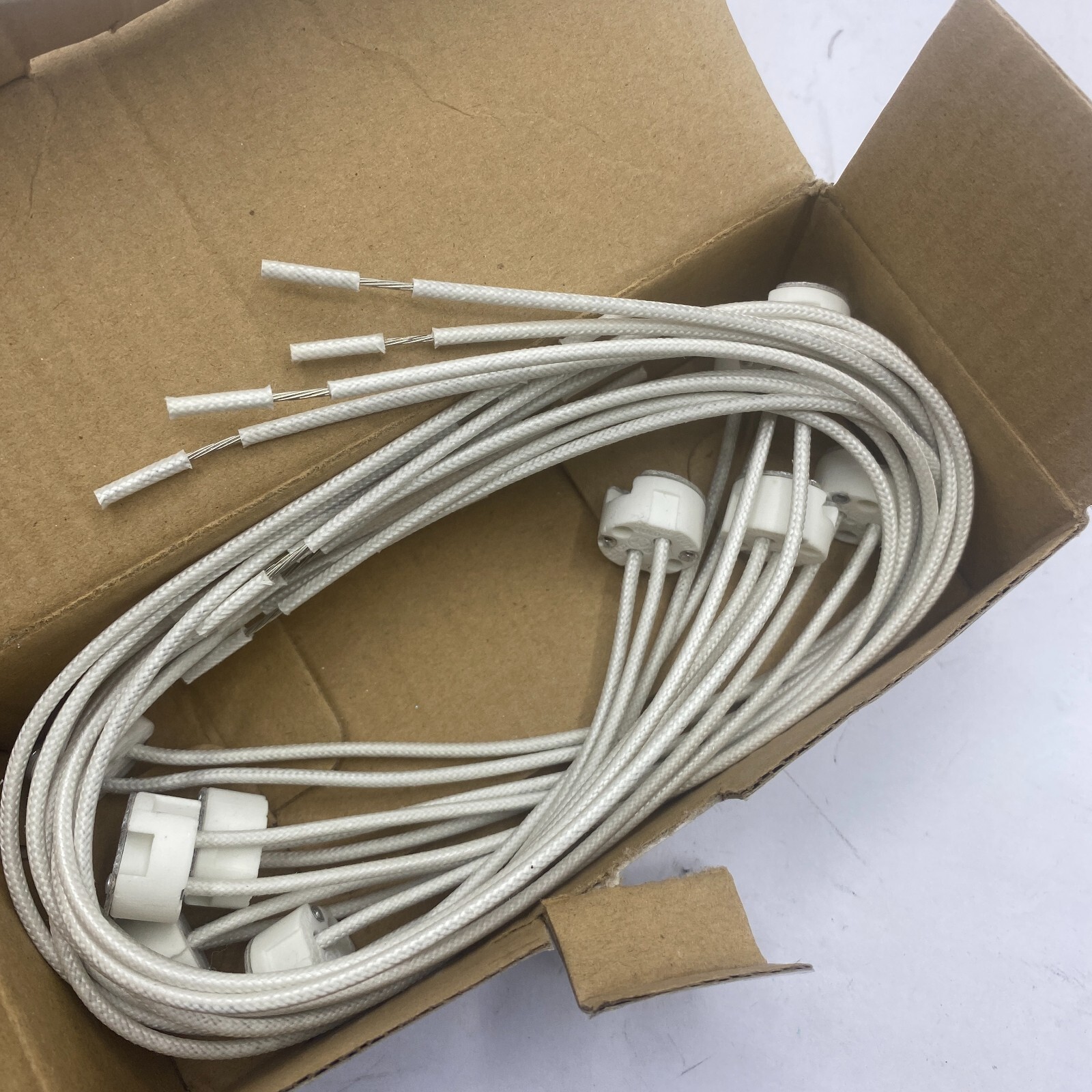 CLP Bi-Pin Lamp holder socket connector ceramic base Halogen LED 100W 250V BOX🔔