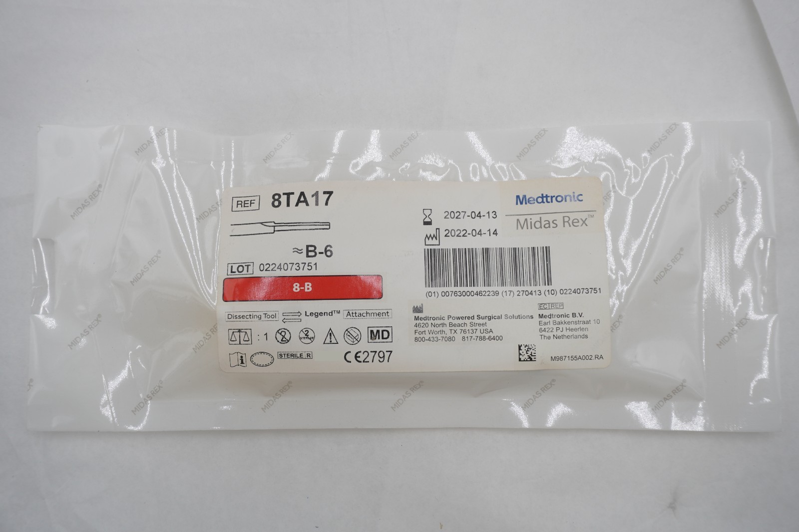 Medtronic Midas Rex Legend Bur 8TA17