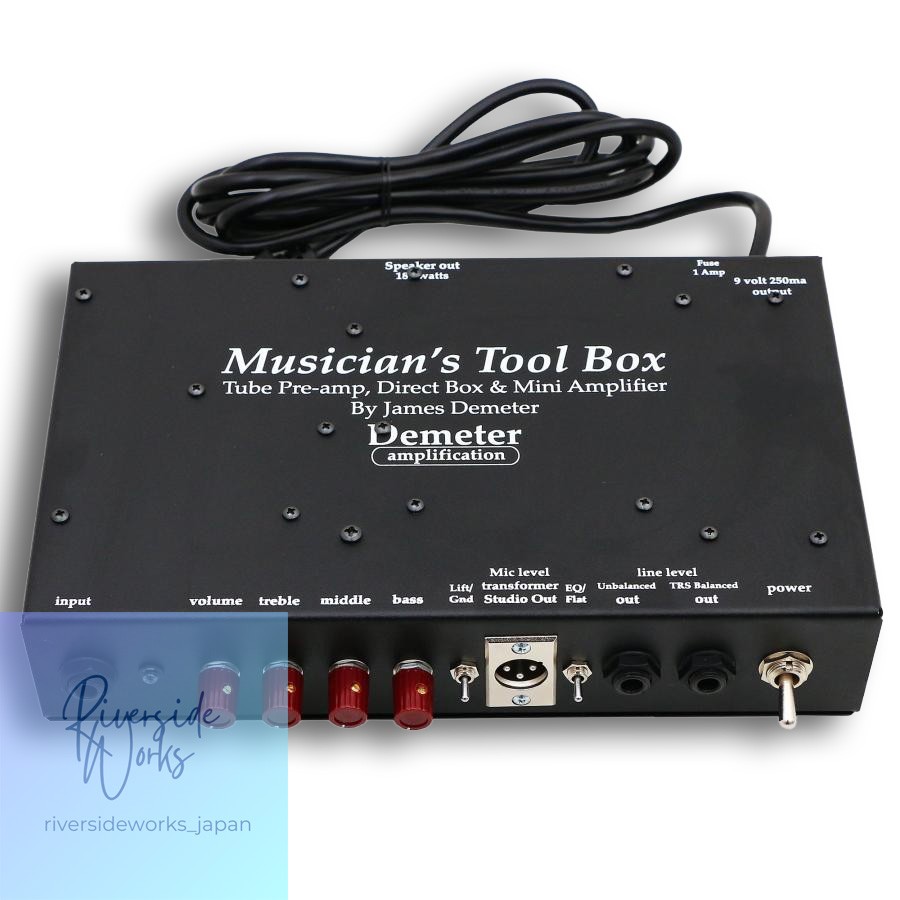 Demeter VTTB-180 Tube Bass-Guitar Preamp/DI Musician’s Tool Box