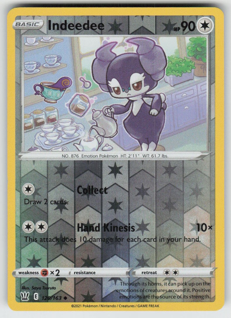 PO-04 Reverse Holo Indeedee 120/163 Uncommon SWSH05: Battle Styles NM