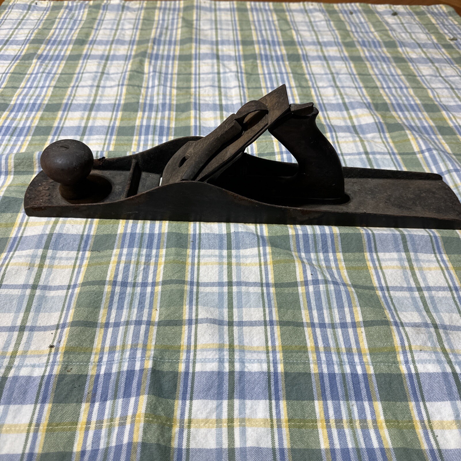 Vintage NO. 6 Smooth Bottom 17 1/2” Blade 2.25” Wood Plane Estate Find Uncleaned