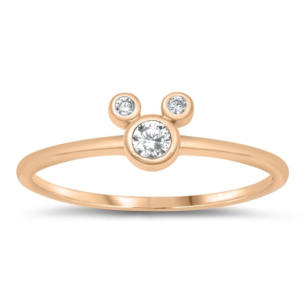 Mickey Mouse sterling silver toe ring