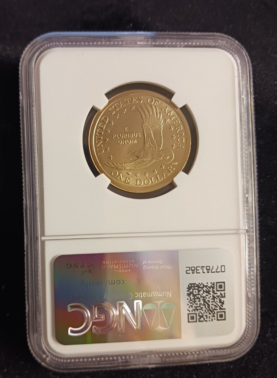 2008(D) SMS NGC MS 67 Sacagawea Dollar Coin