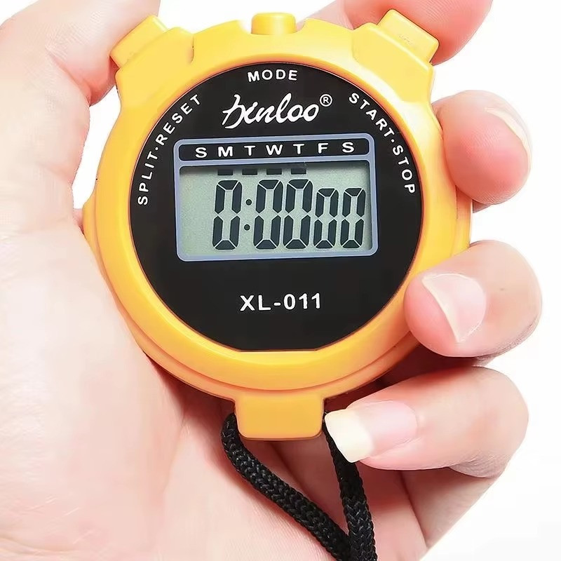 Portable Digital Sports Stopwatch Handheld Timer Chronograph