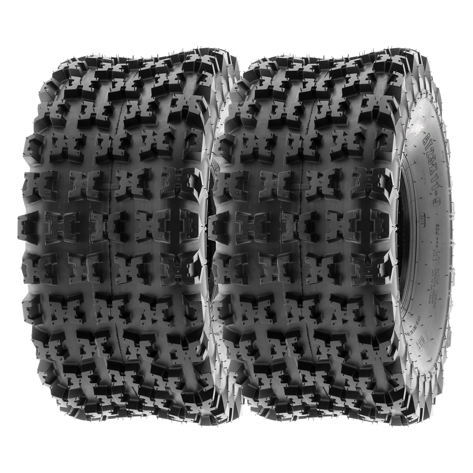 SunF  ATV Tires 18x10.5-8 18x10.5x8 All Terrain 6 PR A027 Tubeless [Set of 2]