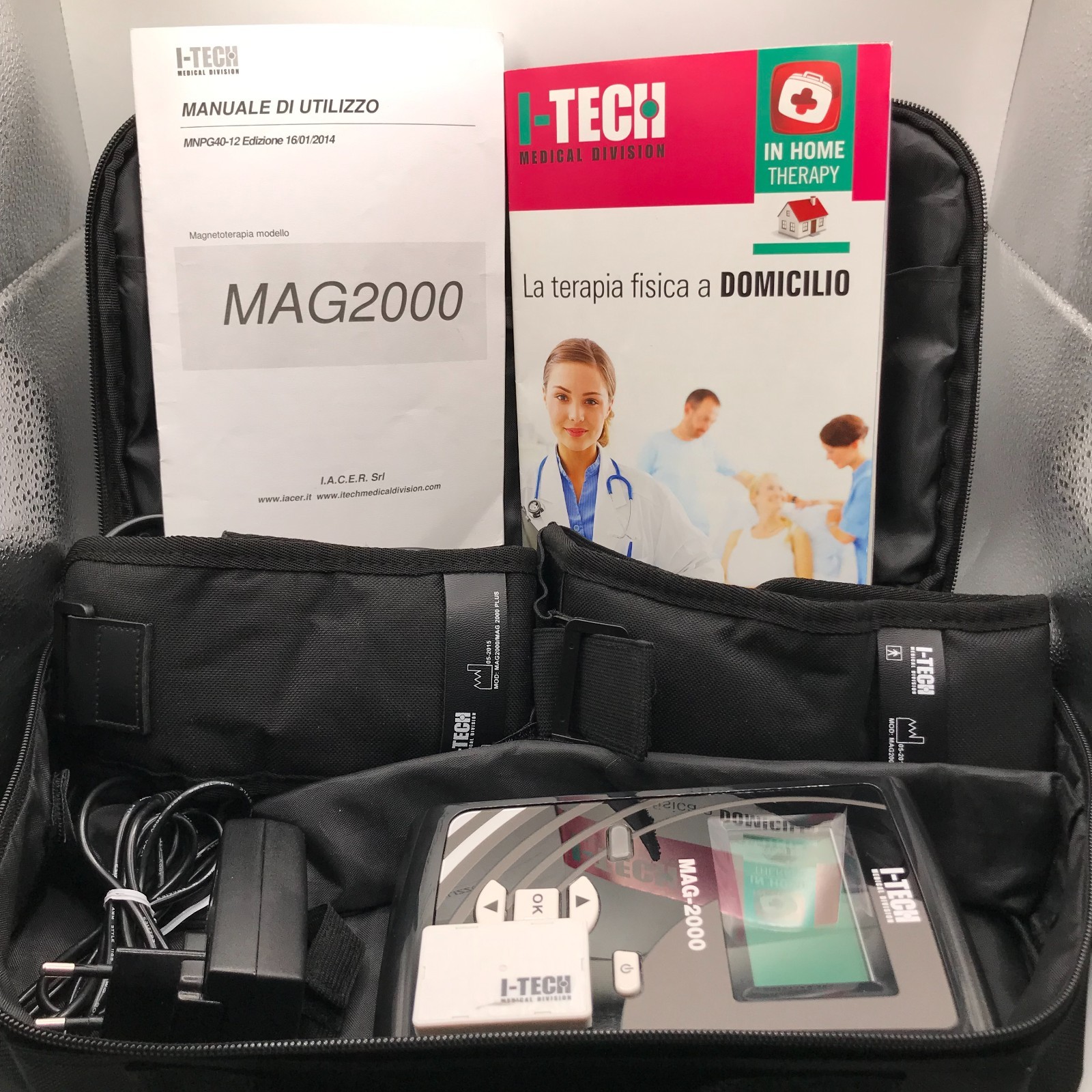 I-tech Magnetotherapy MAG2000 Therapy Device with Original Travel Case