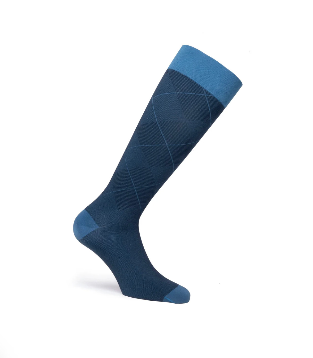 Jobst Medical Compression Stockings Casual Pattern Ocean blue 15-20 mmHg X-Large