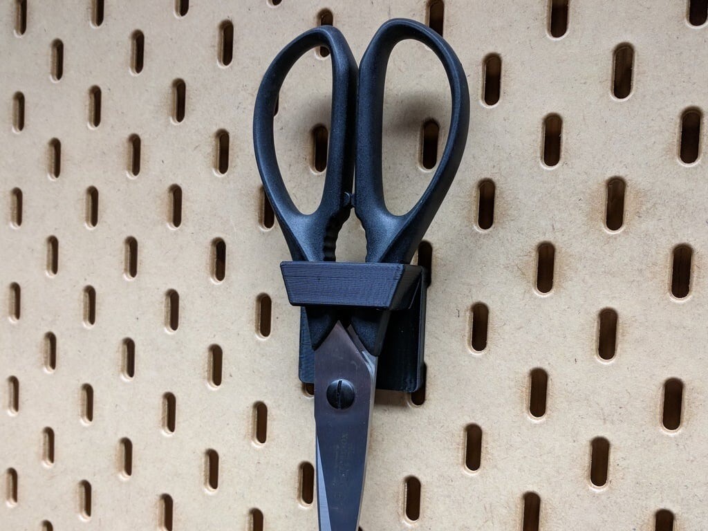 Scissors holder for IKEA Skadis