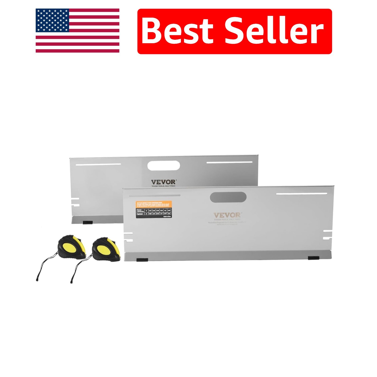 Comprehensive Toe Angle Alignment Kit - Stainless Steel, Rods & Conversion Chart