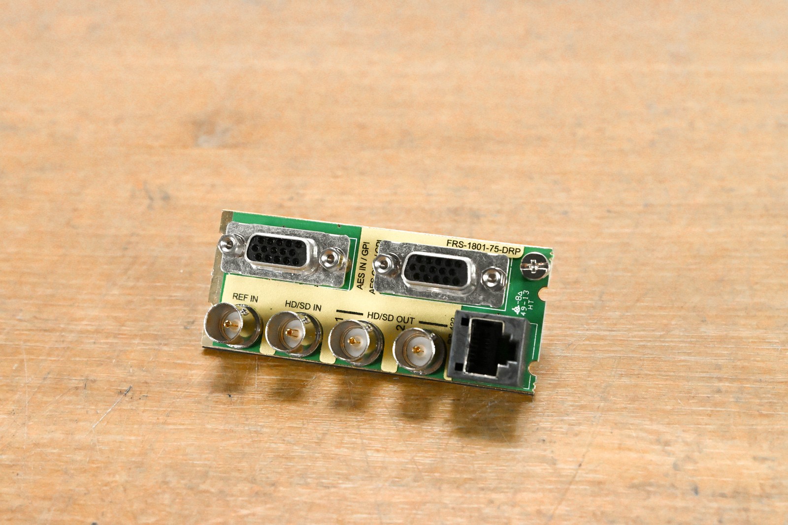 Miranda FRS-1801-75-DRP Rear I/O Module for Densité Frame CG0113J